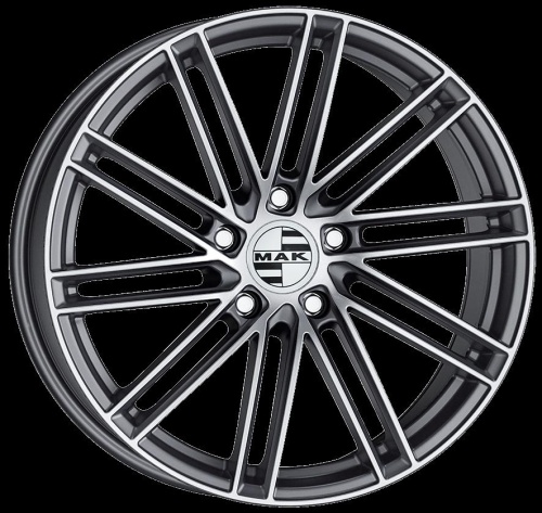 Литые диски MAK Leipzig 9.5x22 5/130 ET68 d-71.6 Gun Met-Mirror Face (F9522LPQM68KY7)