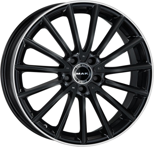 Литые диски MAK Komet 8.0x18 5/112 ET48 d-66.6 Gloss Black Mirror Ring (F8080KMGL48WS4X)
