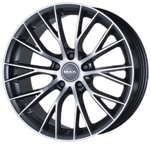 Литые диски MAK Munchen 8.0x18 5/108 ET42 d-63.4 Gun Met-Mirror Face (F8080MUQM42GD2)
