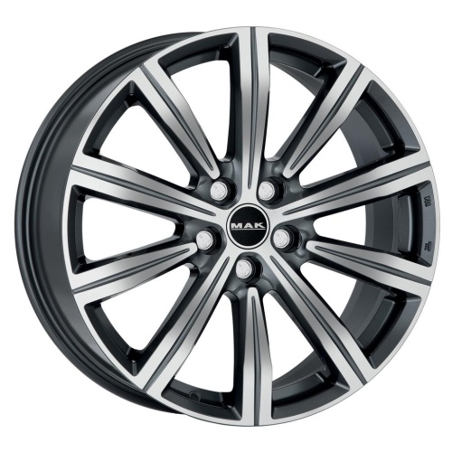 Литые диски MAK Birmingham 9.0x22 5/112 ET48 d-66.6 Gun Met-Mirror Face (F9022IRQM48WS4X)