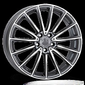 Литые диски MAK Komet 8.0x19 5/112 ET34 d-66.6 Gun Met-Mirror Face (F8090KMQM34WSY)