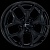 Литые диски MAK Liberty 7.5x18 5/108 ET39 d-72 Gloss Black (F7580LBGB39G)
