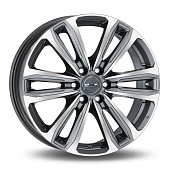 Литые диски MAK Safari 6 7.5x17 6/139.7 ET38 d-67.1 Gun Met-Mirror Face (F7570AF6QM38VO3)