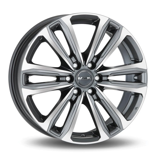 Литые диски MAK Safari 6 7.5x17 6/139.7 ET38 d-67.1 Gun Met-Mirror Face (F7570AF6QM38VO3)